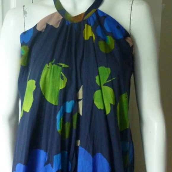 Anthropologie WHIT TWO Floral Halter Maxi Dress NWT - Picture 5 of 9